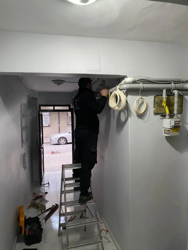 Boru döşeme işlemi